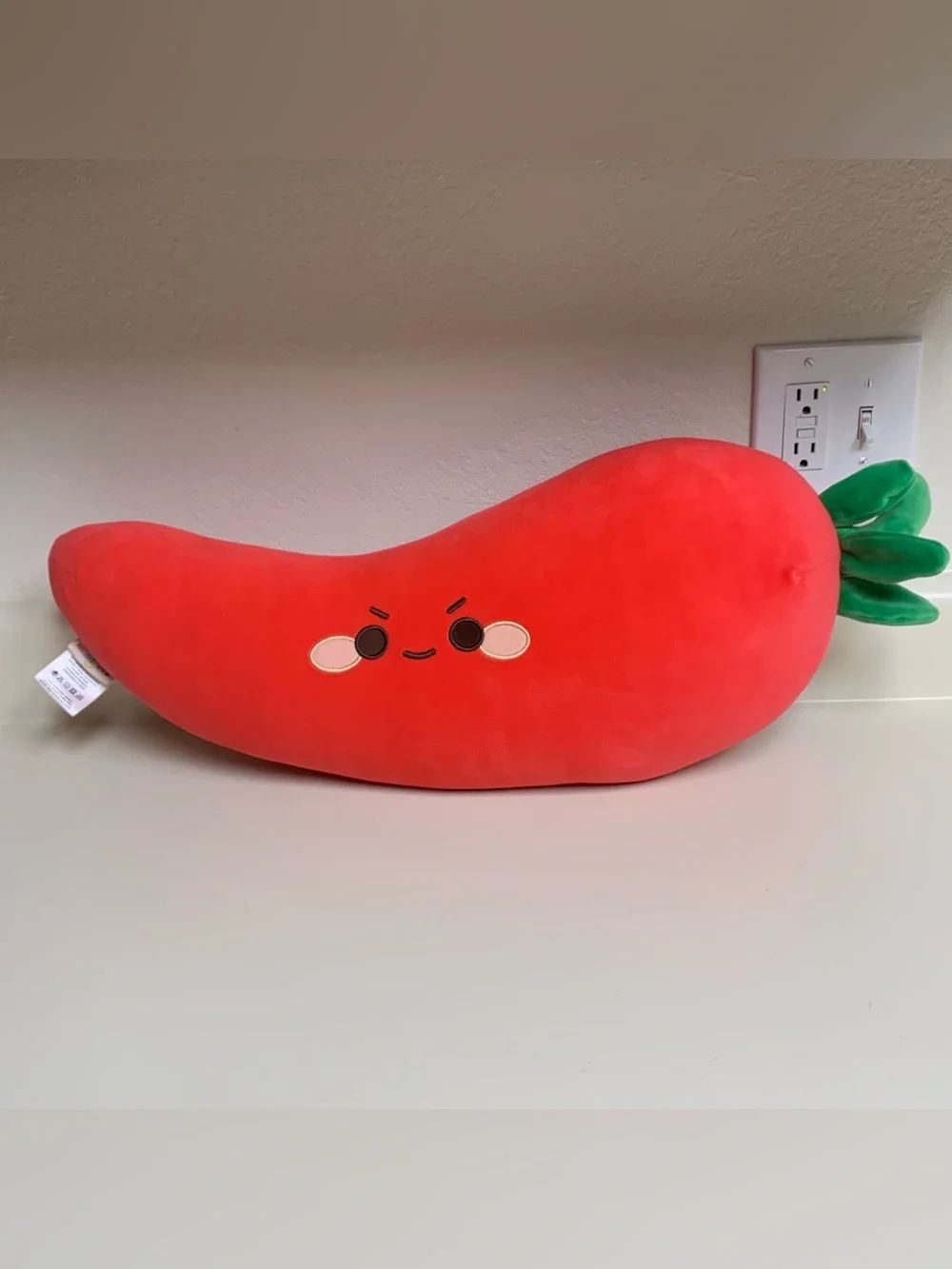Mimicoco Red Hot Chili Pepper Foodie Plush 22” Decor Cute Soft 2024 EUC